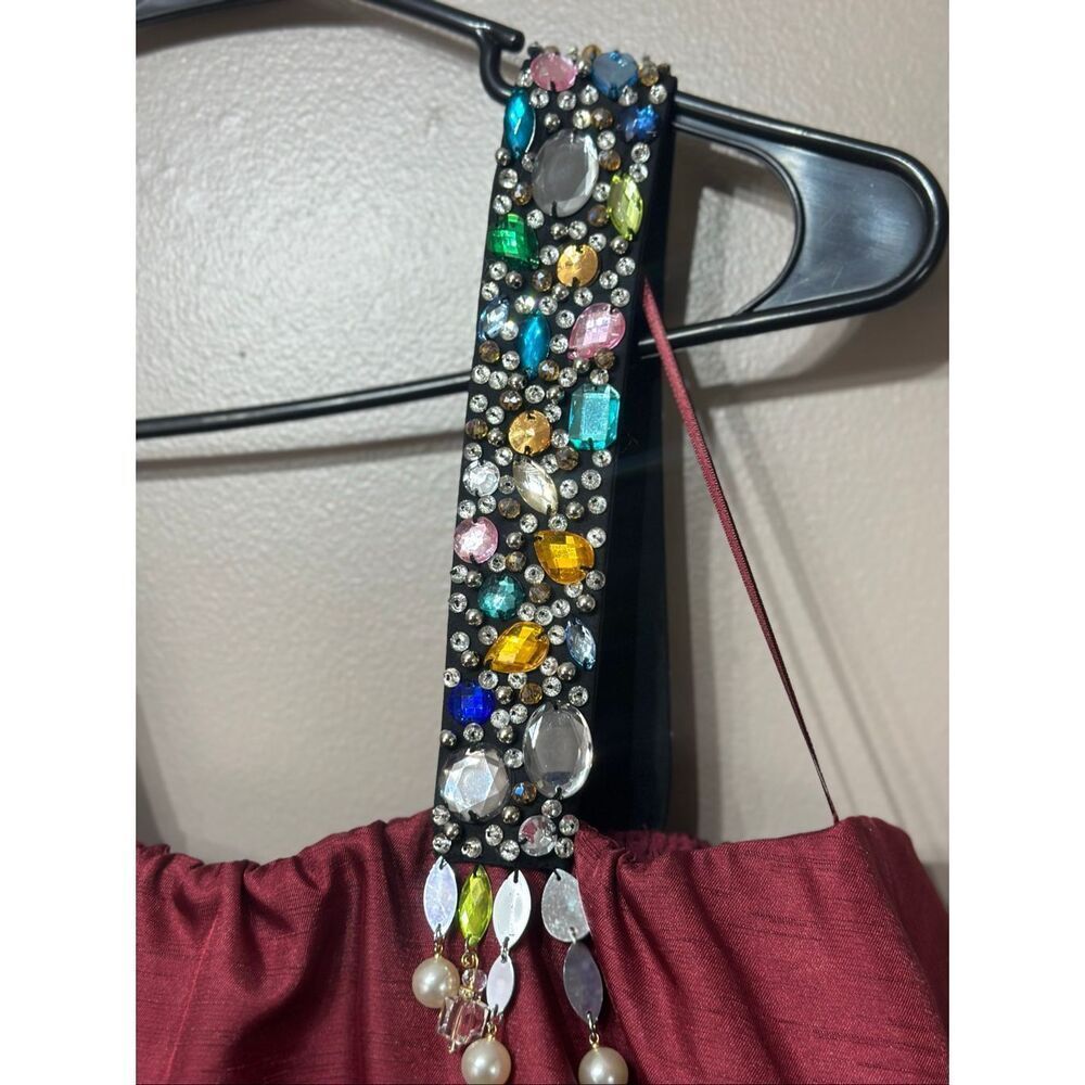 NWT Anthropologie Sunday in Brooklyn Embellished Straps Bubble Mini Dress Small - Picture 3 of 10